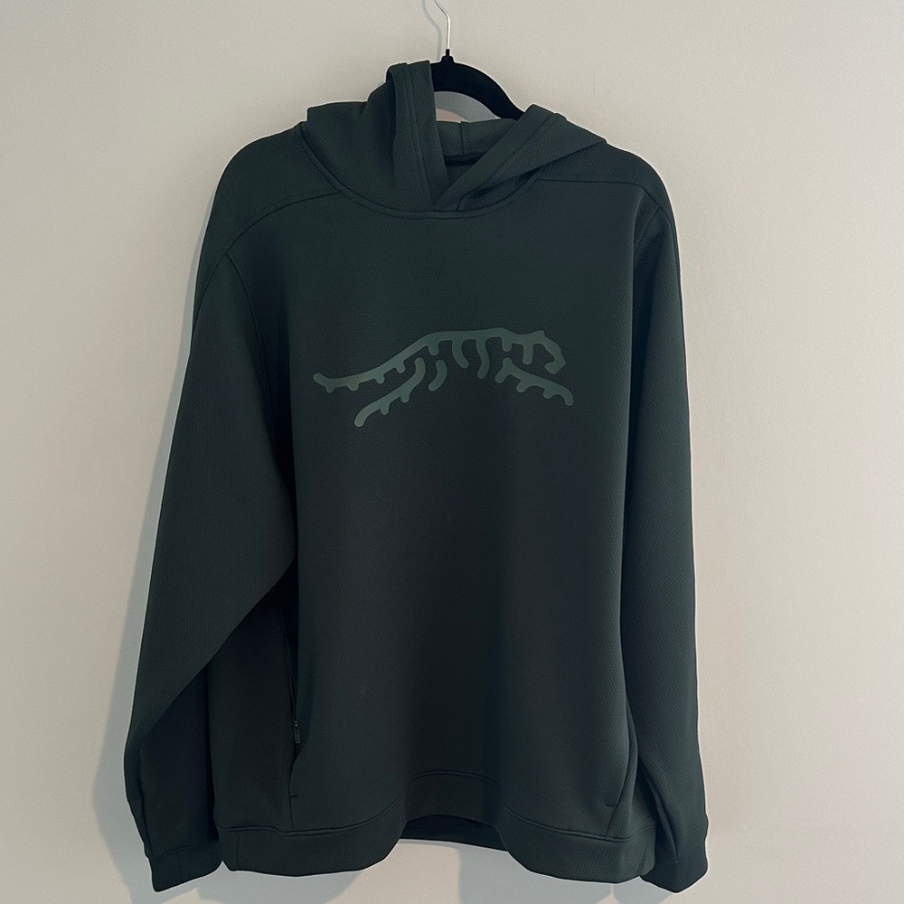 Dark Green Graphic Hoodie
